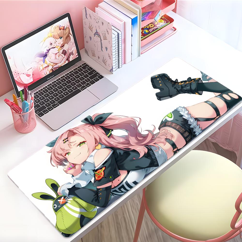 Game Lively Zenless Zone Zero Nicole Demara Mouse Pad Large Thick Desk Pad Stitched Edges Gaming Mouse Mat For Pc