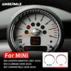 Fibre de Carbone Vraiment Douce pour Mini Cooper Hardtop R56 Clubman R55 R57 Console Centrale de Voiture Autocollant Compteur de Vitesse Garnitures Accessoires.