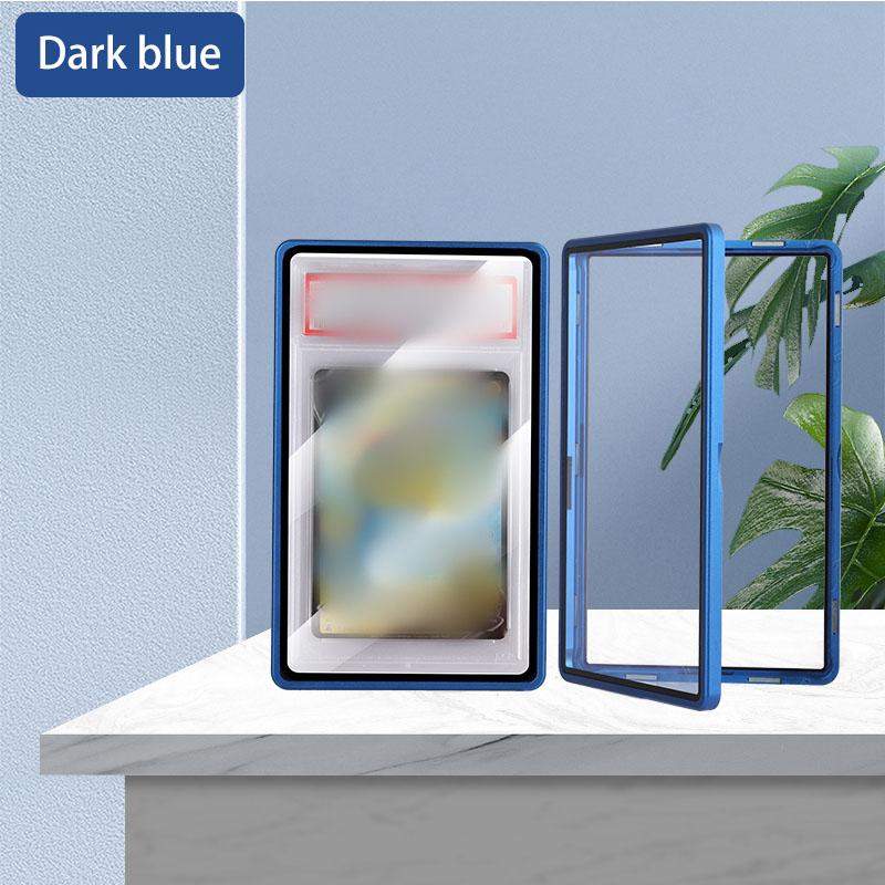 Multicolor Aluminum Alloy Graded Card Protect Cases For Cgc Bgs Graded Cards Scratch Resistant Trading Card Holder