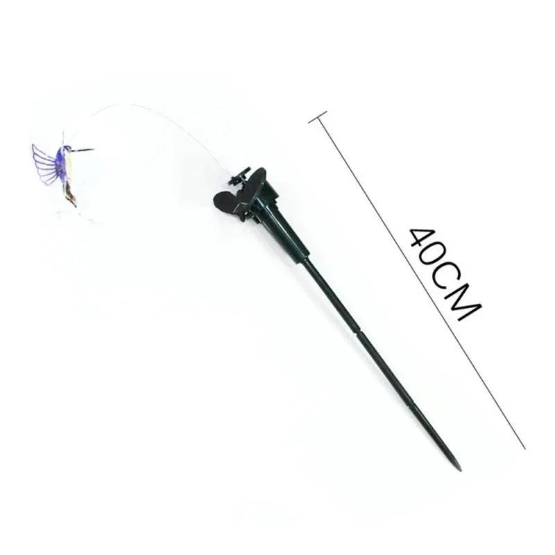 Garden Butterfly and Hummingbird Decoration Solar Energy Flying Backyard Decoration Courtyard Lawn Home Accessory