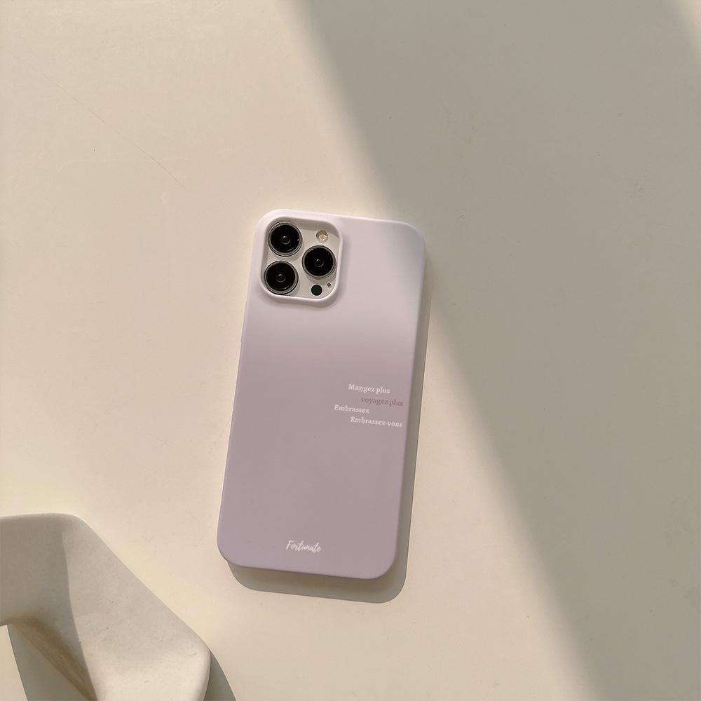 Gradient Matte Film Shell Iphone14 Phone Case 12 Apple Suitable for 13promax Couple 16 Simple
