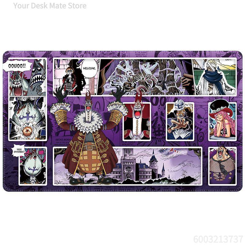 Anime One Piece OPCG GAME Accessory Comic Series Card PlayMat Perona Yamato Luffy Reiju Collection Gifts Toys
