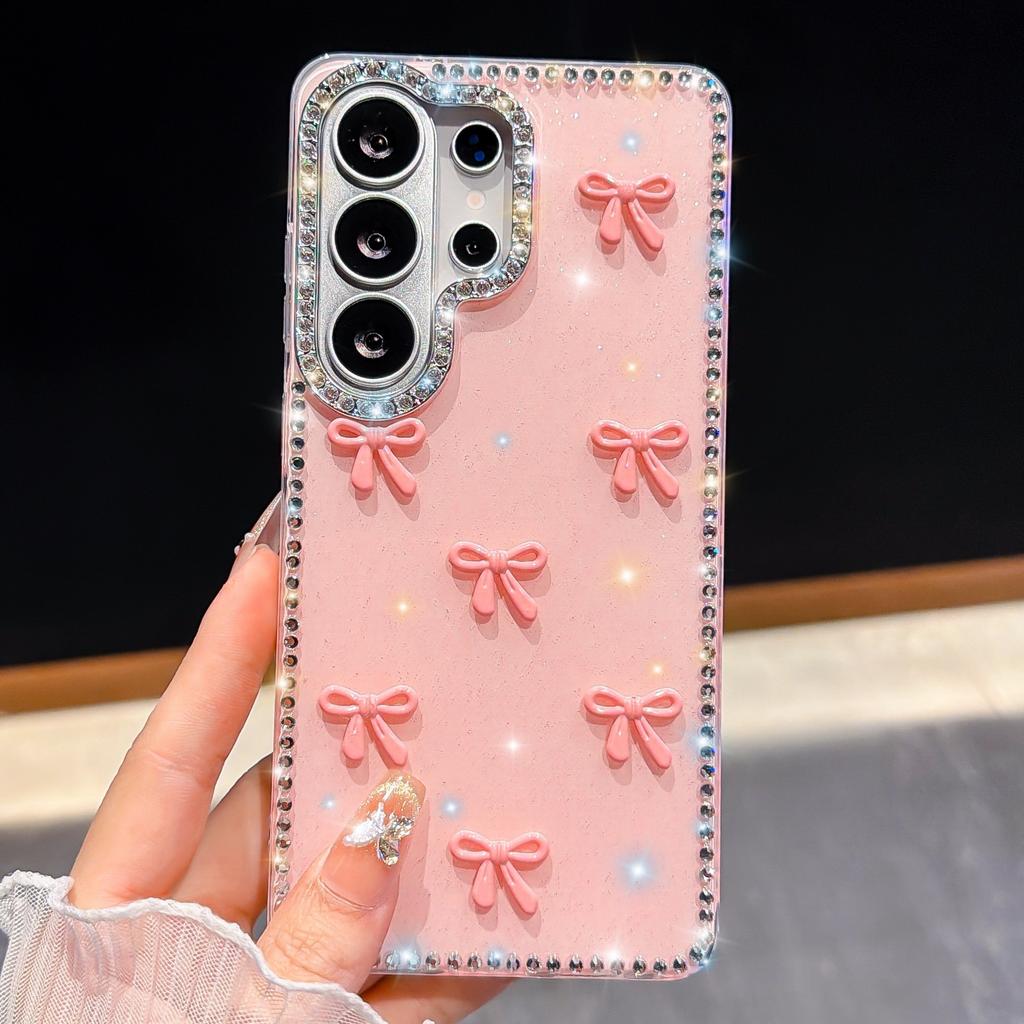 Samsung S11Ultra Flash Diamond Mobile Phone Case A11 A11 A11 Color Bow S11 Protective Case