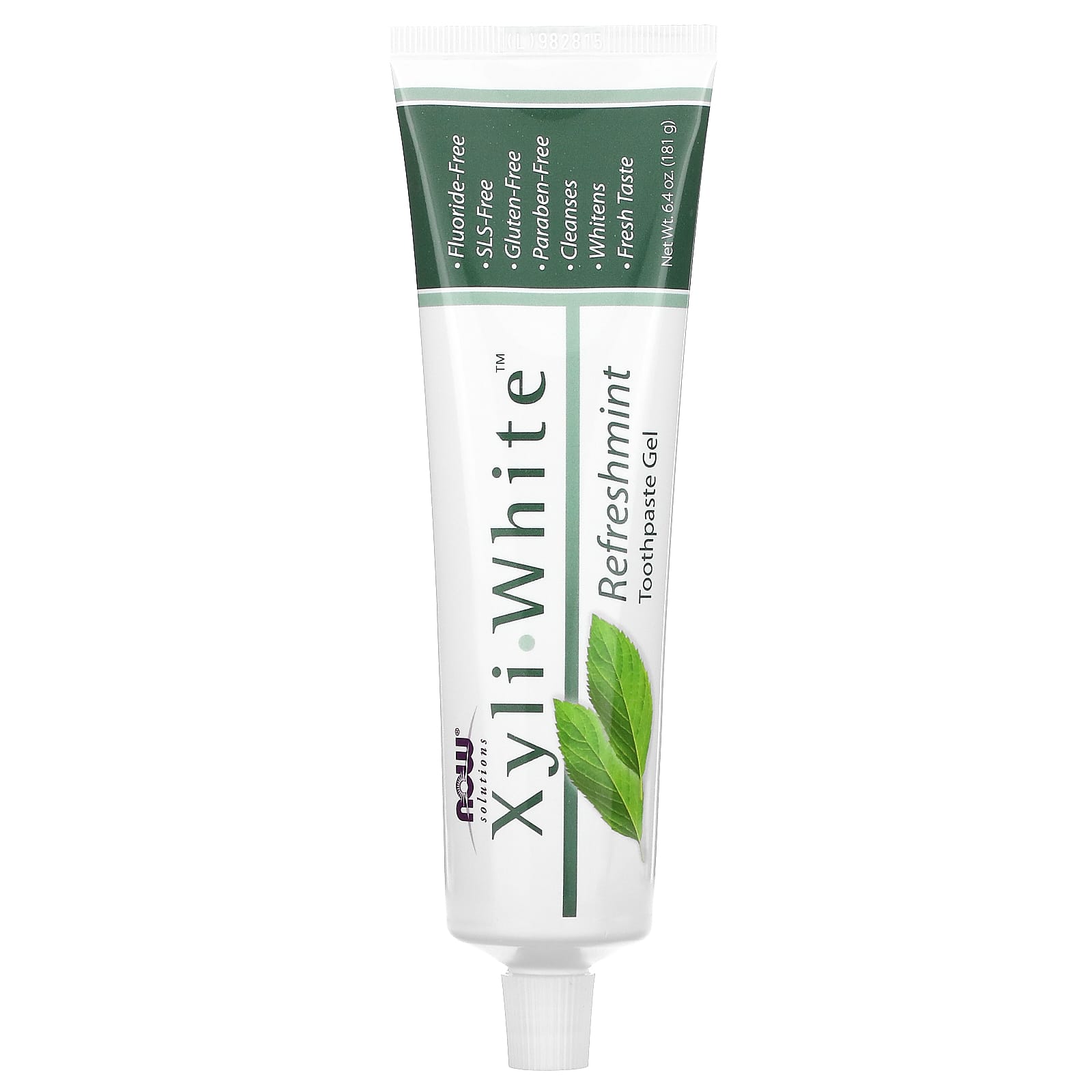 

Solutions, Xyliwhite, Toothpaste (Gel Type), Refreshing Mint, 181G(6.4Oz)