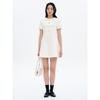 8SECONDS Short Sleeve Flare Hem Mini Dress White