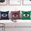 Trendy red and blue contrasting eye cushion cover Pillow Cover Decoration Room Home Sofa living Office Car Nordic Simplicity