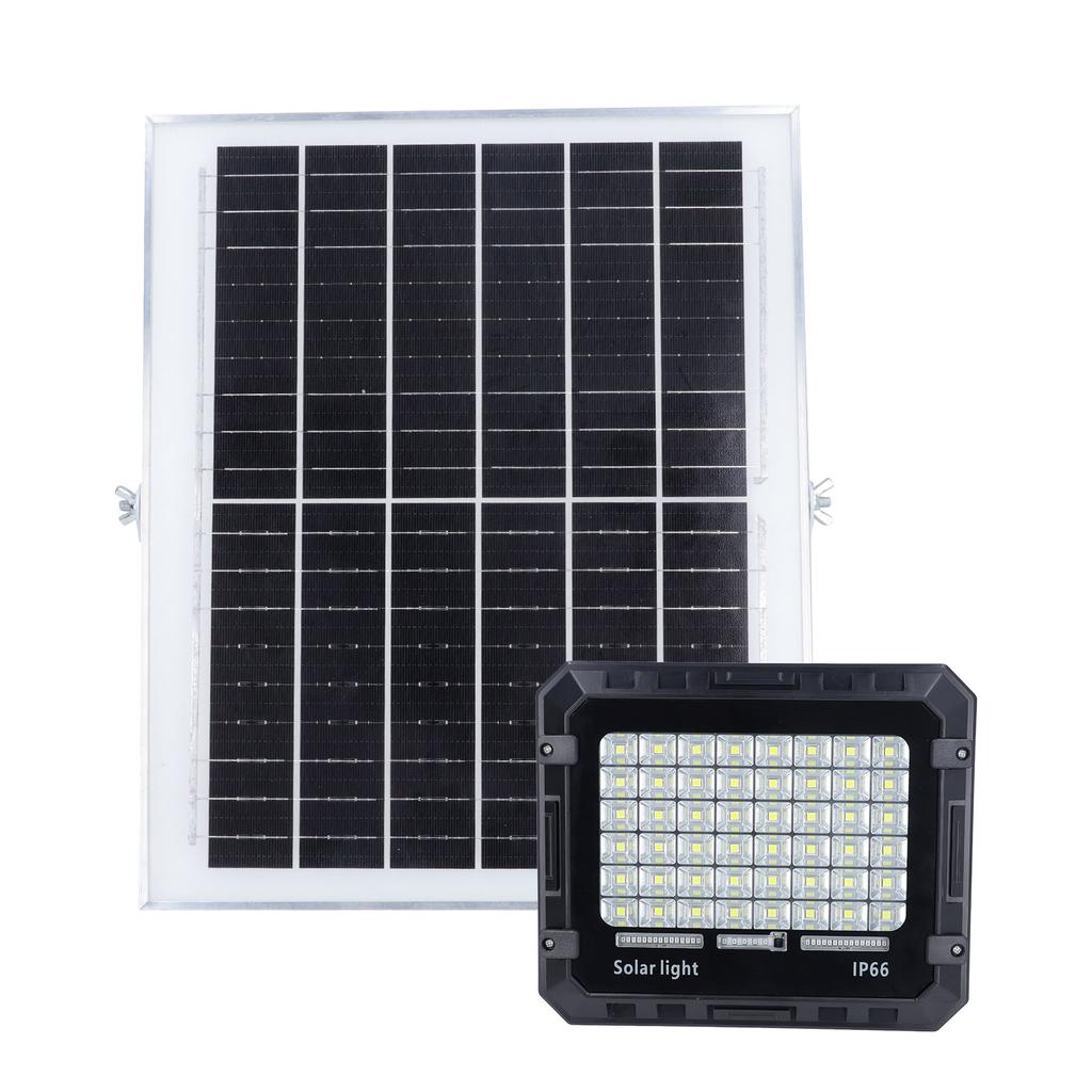 Luz Solar LED 48 LEDs 200W 2000LM Bateria 10000mAh IP66 À Prova d'Água Do Anoitecer ao Amanhecer Refletor Solar