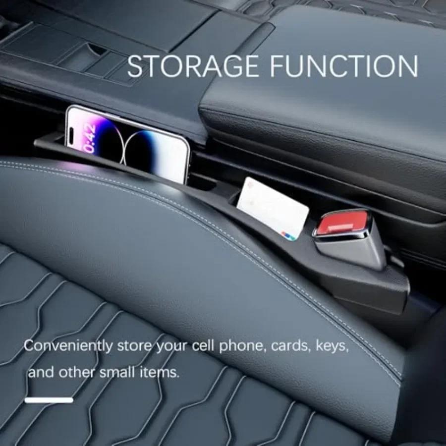 Car Seat Gap Filler Organizer, Anti-drop Silicone Gap Plug, Universal Non-slip Car Storage Solution, Say Goodbye to Falling Sundries