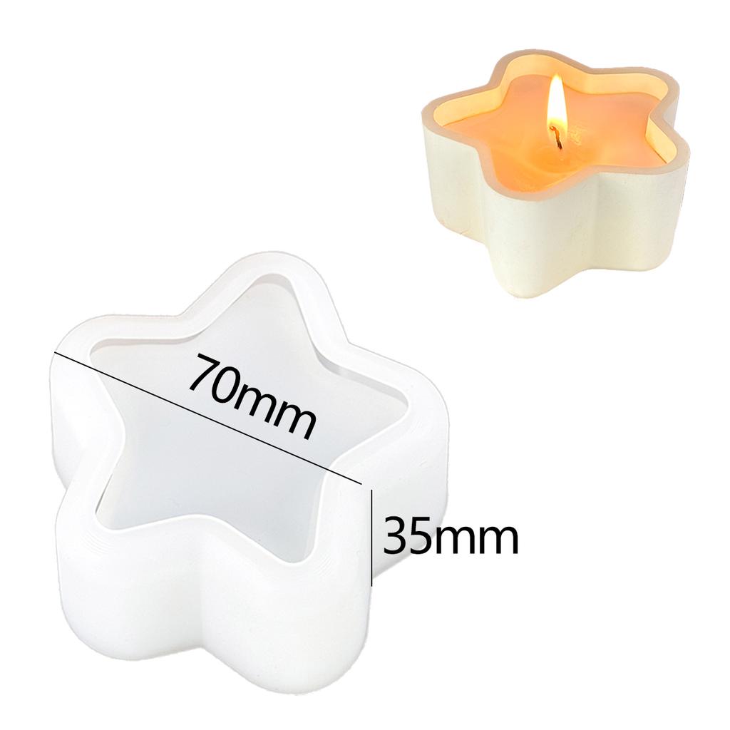 Round Candle Jar Silicone Mold DIY Square with Lid Craft Ornaments Making Plaster Concrete Epoxy Resin Storage Box Casting Molds