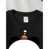 Kids Sweatshirt Adorable Panda Crewneck Sweatshirt for Girls Featuring a Party Hat, Suitable for Machine Washing. Perfect for Spring And Autumn