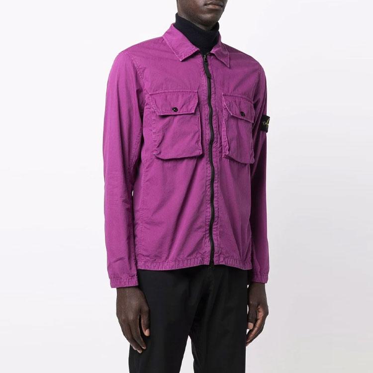 STONE ISLAND Überghemd Lila Herren Oberteile 7515113WN-V0145