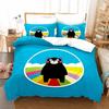 Serietidningar Kumamon Påslakan med örngott Örngott Sängklädesset Enkelt Dubbelt Twin Full Queen King Size Sängset för Sovrumsinredning