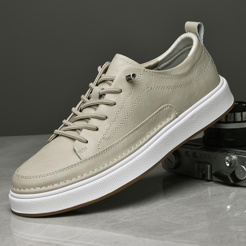 Fashion Fashion Original Genuine Leather Shoes for Men Versatile Outdoor Hiking Shoes Men's Oxford Casual Shoes  Big Size:38-47 Moga-11