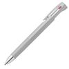 Zebra Blenn 3C 3-Color Ballpoint Pen, 0.5mm, Gray, B3AS88-GR