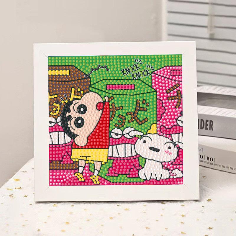 High-End Diamond Painting Diy Van Gogh Starry Sky Cat Creative Handmade Toy Table Decoration Diamond Painting With Frame