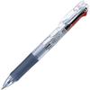 Zebra 4 Color Ballpoint Pen Clip-on G4C Transparent 10-pack B-B4A3-C