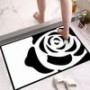 Bathroom Floor Mat, Door Mat Into the Door, Foot Mat Toilet Toilet, Water-absorbing Non-slip Mat, Household Bathroom Carpet