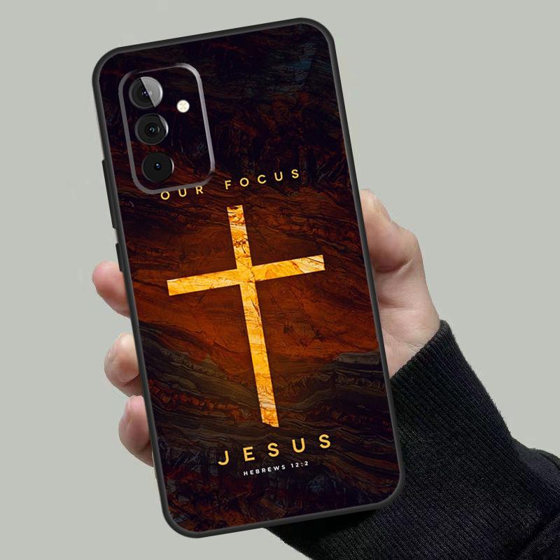 Faith Christian Jesus Case For Samsung Galaxy A54 A34 A14 A36 A56 A06 A13 A53 A32 A12 A22 A52 A35 A17 A16 A55 A15