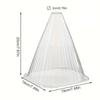 D5 20Pcs Garden Plant Cloches Cover Reusable Square Plant Growth Sunscreen Seedling Cover Greenhouse Plant Protection Cover