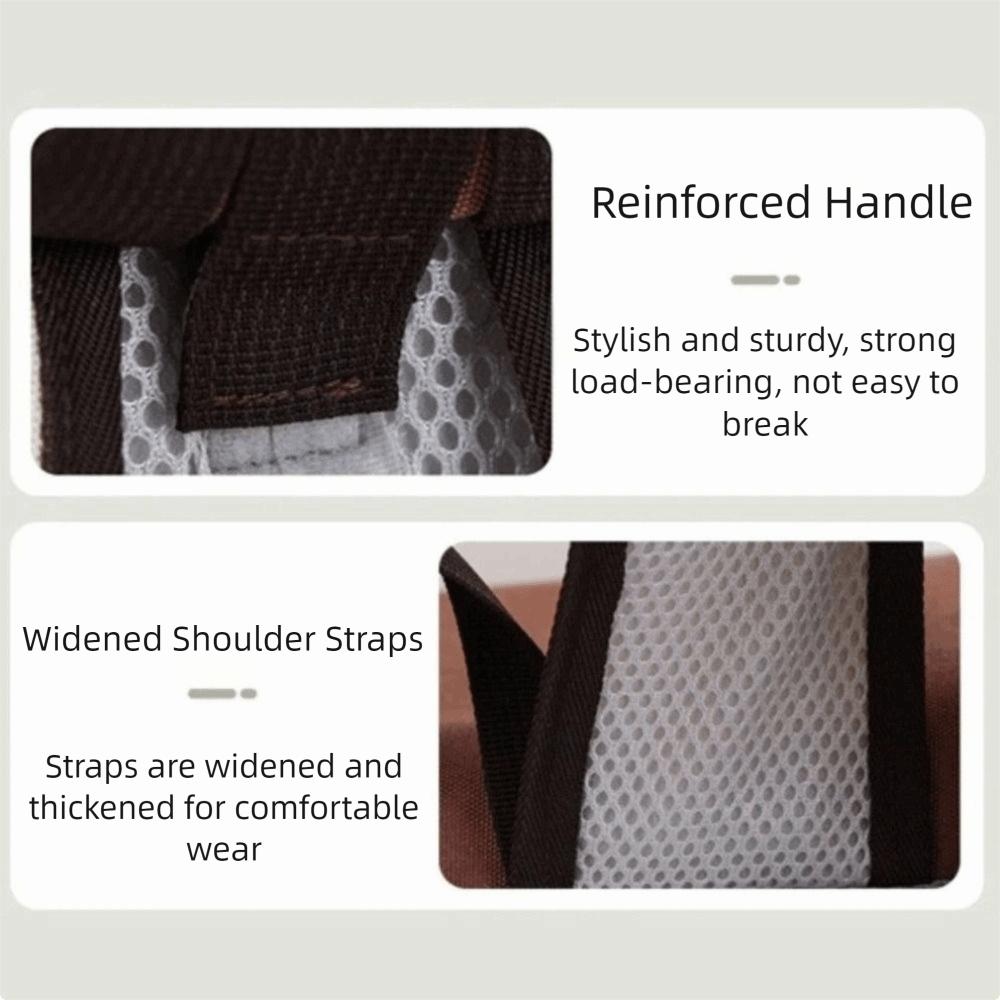 Breathable Pet Carrier Backpack Large Capacity Portable Pet Bag Cat Outing Backpack  Outdoor.