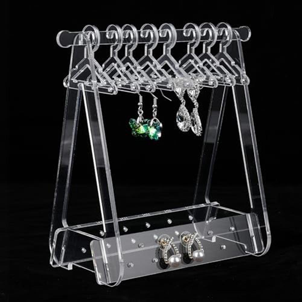 

BHBL Clear Coat-Hanger Shape Earring Hanger Acrylic Hanger Rack with Mini Hangers Earring Jewelry Display Organizer China Mainland