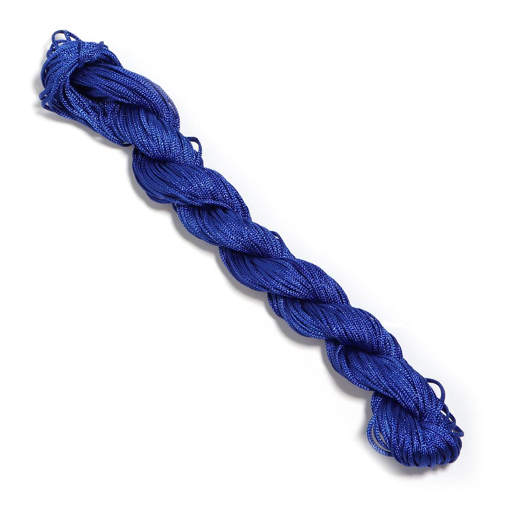 1/1.5mm Multicolor Nylon Cord Chinese Knot Thread Braided String for Jewelry Making Bracelet Tassels Beading Thread Supplies