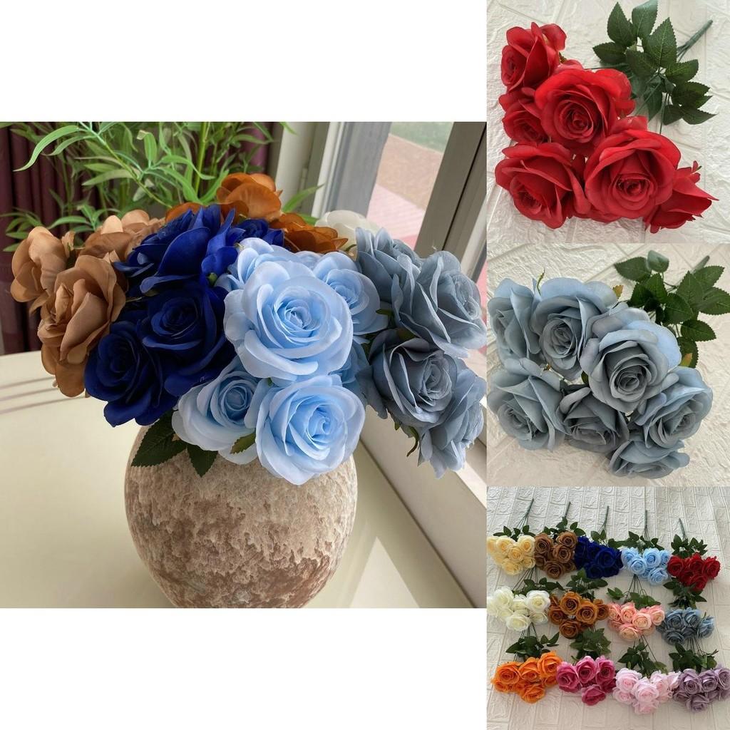Simulated Rose Flowers For Wedding Props Home Decoration Photography Styling