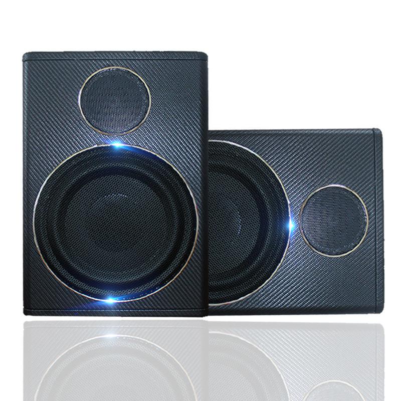 

8 Inch 800W 12V Small Portable Active Car Speaker Modified Ultra Thin Seat Subwoofer Car Audio System Without Bluetooth