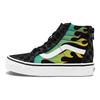 Vans Sk8 Zip High Top Kinder Skateschuhe Flame Black Kinder Sneaker VN0A4BUXESY