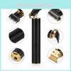 Cortador de Cabelo Elétrico Dourado Lâmina de Cerâmica Premium Recarregável Sem Fio Motor Silencioso