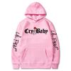Men's European Size Lil Peep Rose 'Cry Baby' Winter Hoodie