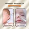 Nuobiyan Baby Nose & Ear Cleaning Tweezers with Light