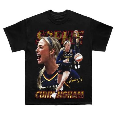 COMBATWEAR Sophie Cunningham Streetwear Basketball T-Shirt, Grafisches T-Shirt