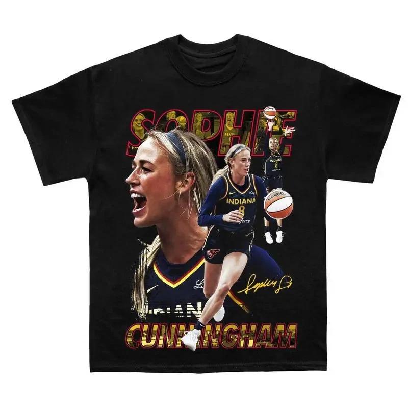 COMBATWEAR Sophie Cunningham Streetwear Basketball T-Shirt, Graphic Tee T-Shirt XS