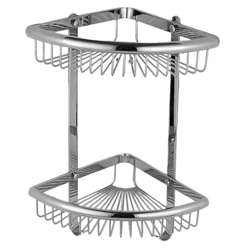 Badezimmer-Handtuchhalter-Set im europäischen Stil, Silber, Vollkupfer