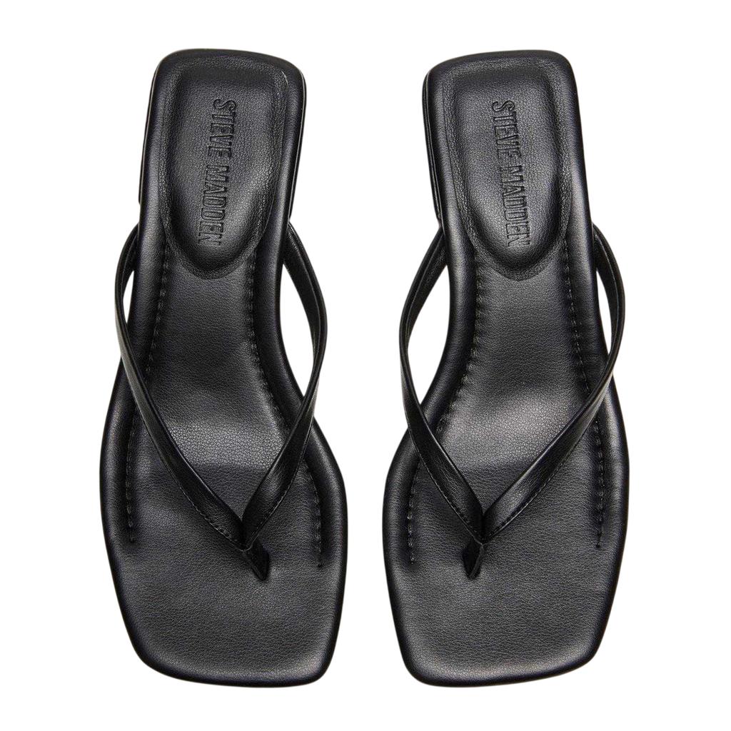 Steve Madden Womens/Ladies Caribbean Leather T-Bar Flip Flops