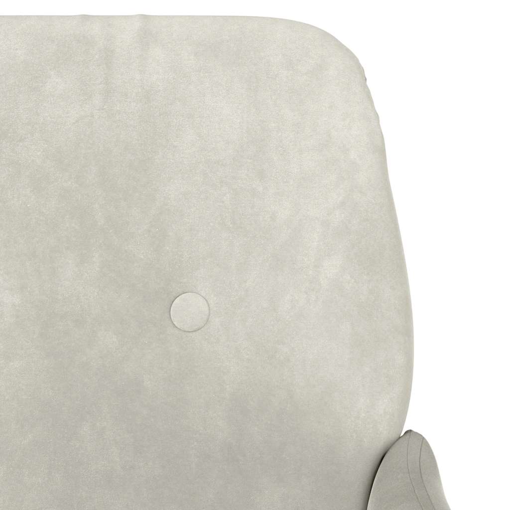 vidaXL Sessel Creme 62x79x79 cm Samt