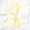 Long Women Neck Scarf Plain Headband Silk Satin Hair Scarf Female 15x140cm Fashion Skinny Bag Scarves For Ladies Beige Pink