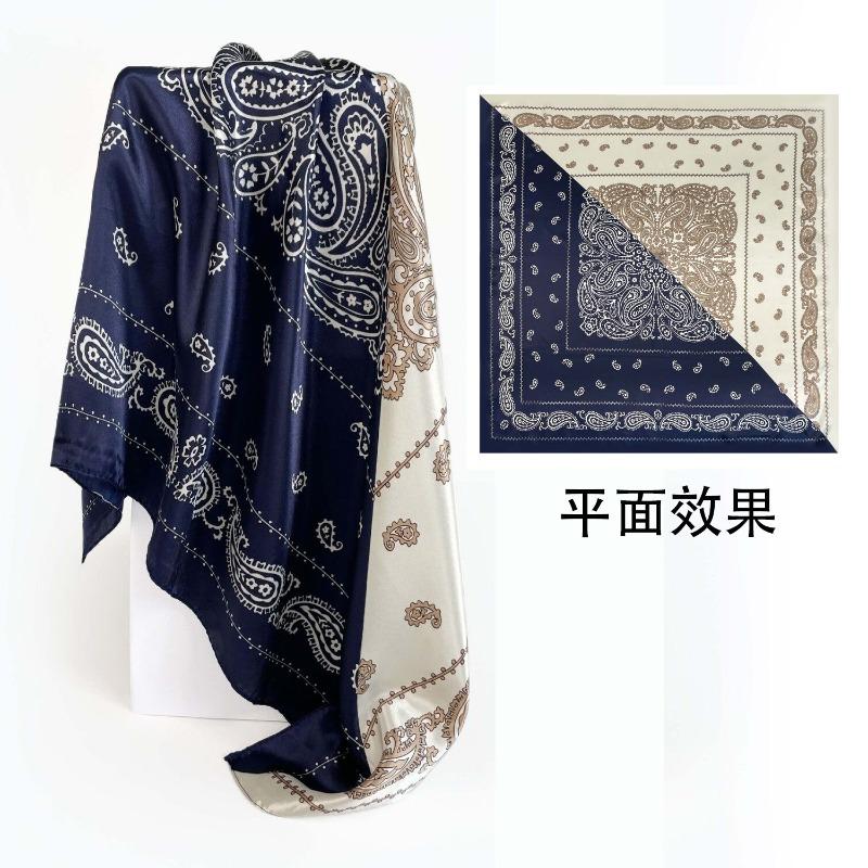 Small square scarf silk scarf men's neck protection scarf professional wear with shirt thin scarf 70x70 scarf