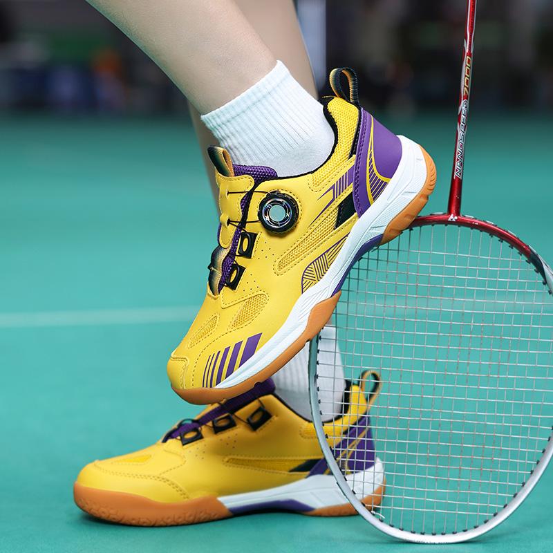 TUINANLE Leichte Kindersportschuhe, atmungsaktive Jungen und Mädchen, professionelle Badmintonschuhe, Fitnessstudio, Volleyball, Tennis, Fitness-Turnschuhe