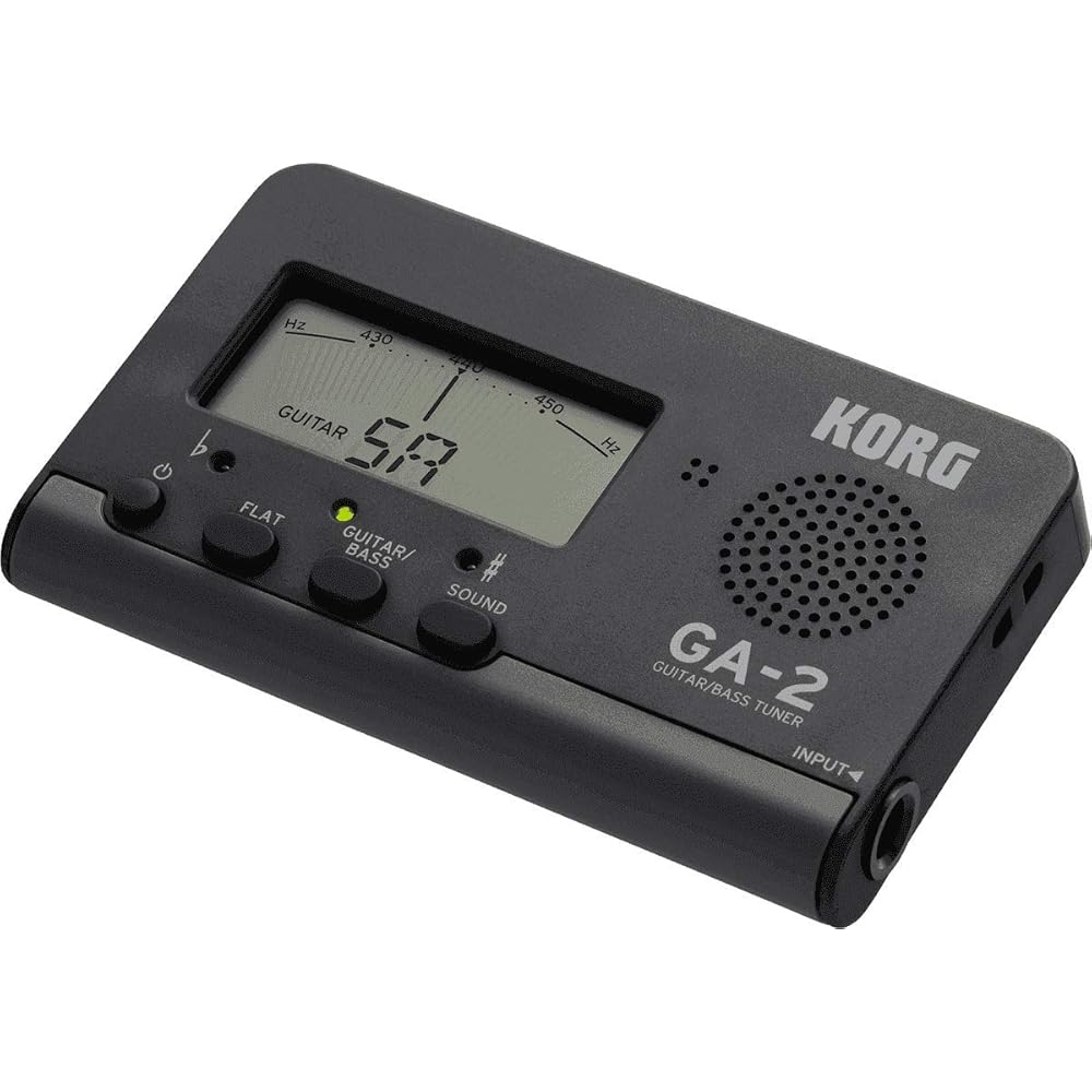 KORG Guitar/Bass Tuner GA-2 Perfect for Personal Practice, Multi-string Guitar, Multi-string Bass...