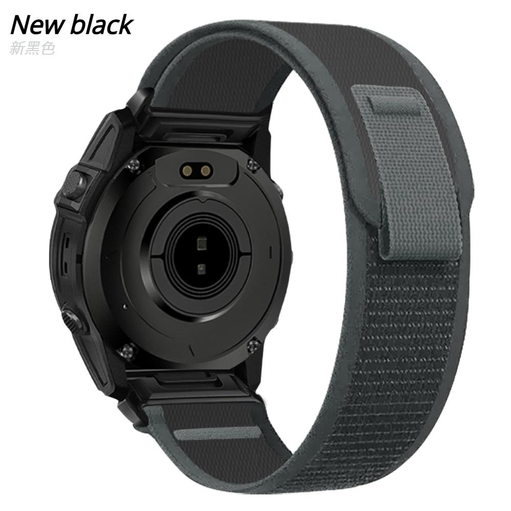 20mm 22mm 26mm Smyčka Nylonový Rychloupínací Řemínek pro Garmin Fenix 7X 7 Pro Fenix 6X 6 5X 5Plus Tactix 8 Forerunner 965 955 Enduro 2