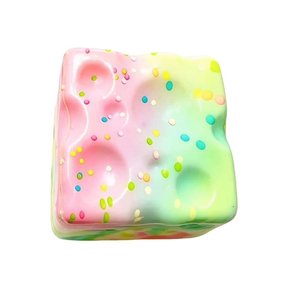 Square Anti-stress Squeeze Soft Stress Relief Toy New Fidget Toy
