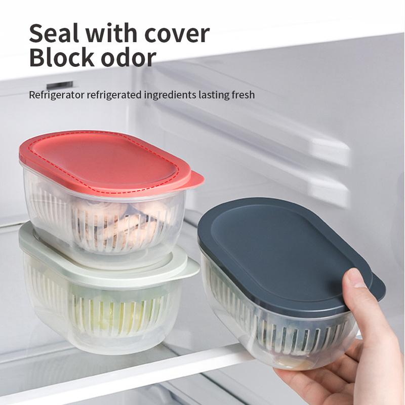 Ginger Storage Box Kitchen Ginger Garlic Storage Box Refrigerator Fruite Storage Box ...