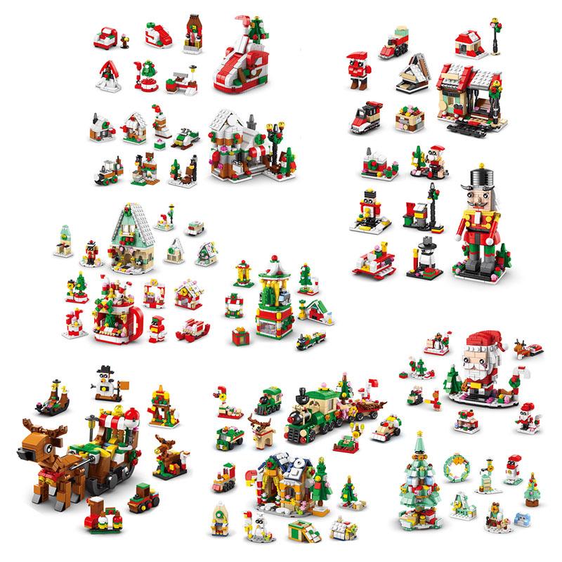Christmas Tree Surprise Building Blocks: Creative Educational Toy Ornaments & Gifts for Children