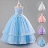 Rochie Printesa Fete Nunta Eleganta Petrecere Ziua Balului Rochie de Seara Rochie alba pentru Prima Impartasanie Rochie Formala din Dantela pentru Fete