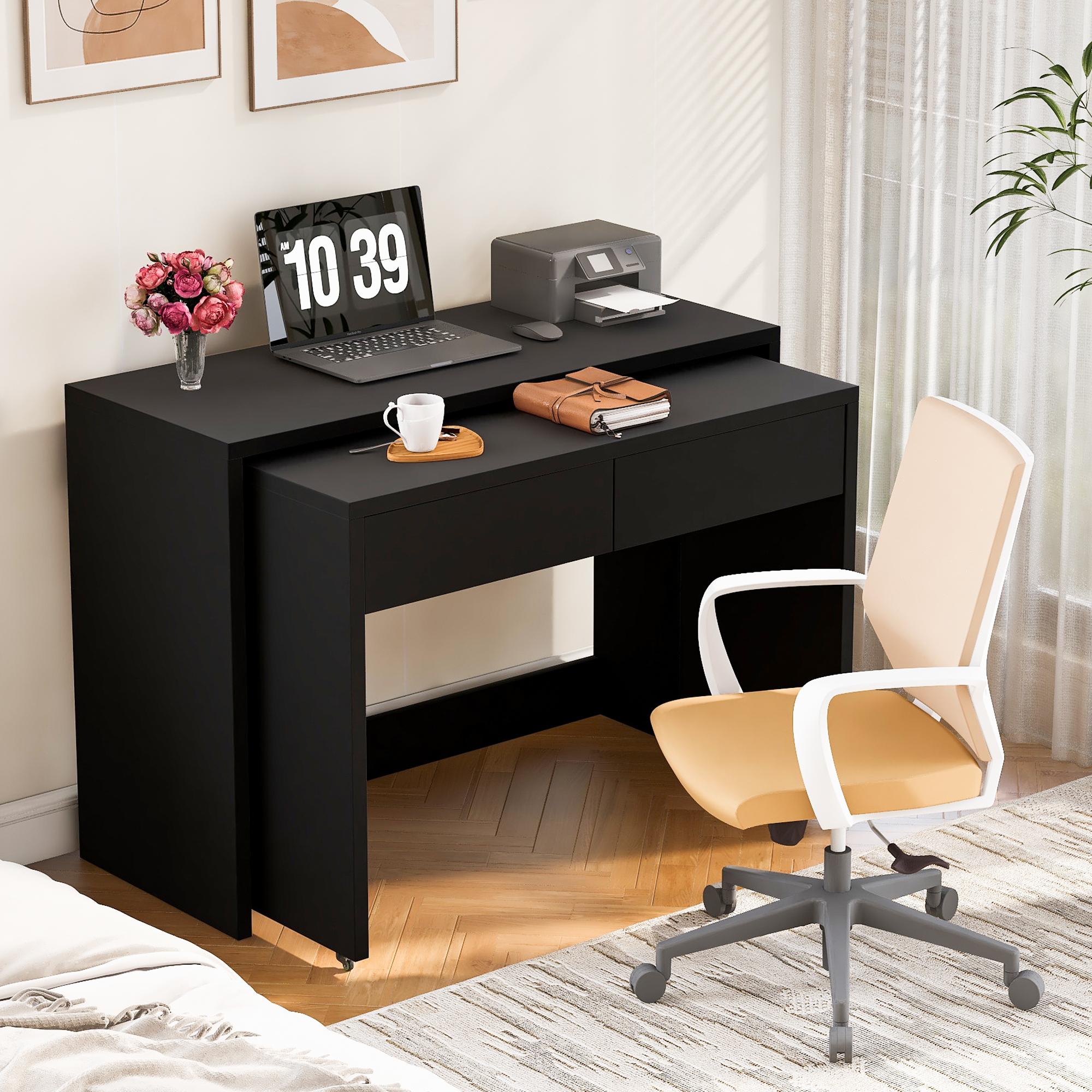 Plaukta rakstāmgalds + Kumode 2-in-1 Kompakts