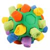 Interactive Sniffing Mat Toy With Hollow Treat Dispensing Ball Dogs Cats TPR Rubber Chew 14cm