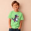 Kids Pokemon Krookodile Print Short Sleeve T-Shirt Boys Cartoon Graphic Casual Tee Children Birthday Gift