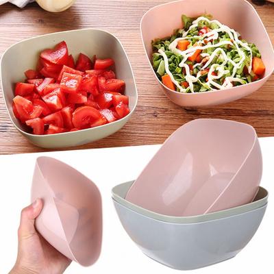 צלחת פירות מרובעת קערת פלסטיק בדרגת מזון צלחת פירות מלון ביתית חטיפים קטנים צלחת פירות יבשים תחתיות נייר לשולחנות תכלת